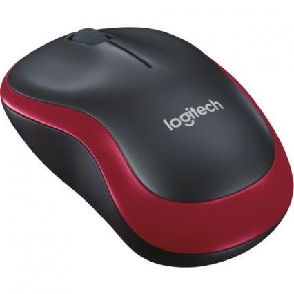 Logitech M185 Kablosuz Mouse-Kırmızı